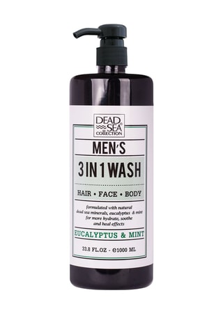 Gel douche 3-en-1 Eucalyptus et Menthe - Visage, cheveux et corps - 1 l