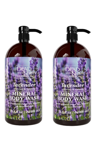 2 gels douche lavande dead sea collection - 2 x 1 l