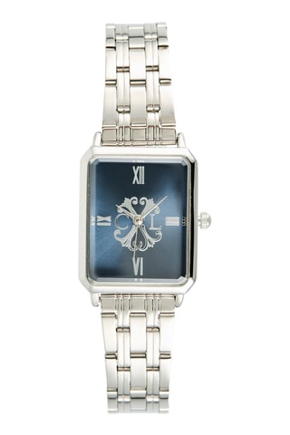 Reloj de cuarzo de metal aleado - Plateado
