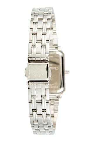Reloj de cuarzo de metal aleado - Plateado