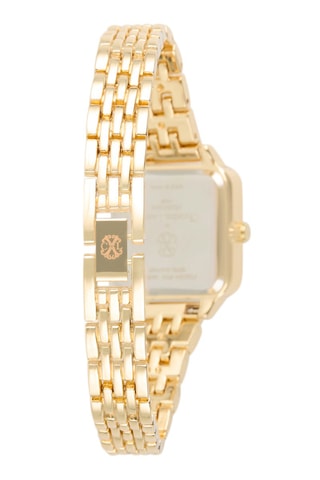 Reloj de cuarzo de metal aleado - Dorado y blanco