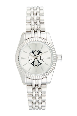 Reloj de cuarzo de metal aleado - Plateado