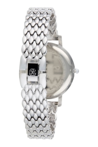 Reloj de cuarzo de metal aleado - Plateado y crudo