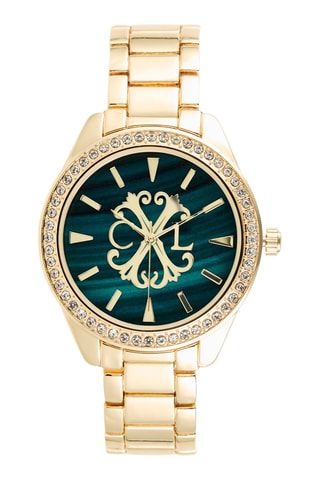 Reloj de cuarzo de metal aleado - Dorado