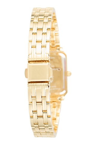Reloj de cuarzo de metal aleado - Dorado