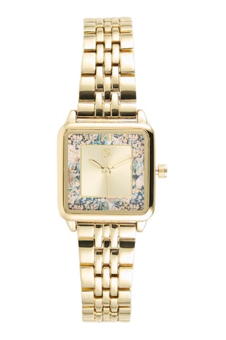 Reloj de cuarzo de metal aleado - Dorado