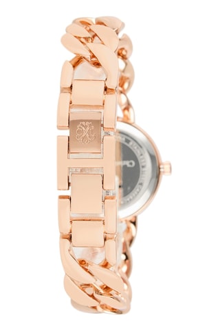 Reloj de cuarzo de metal aleado - Oro rosa