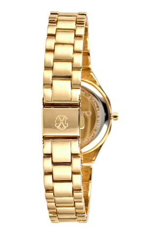 Reloj de cuarzo de aleación - Dorado y rojo