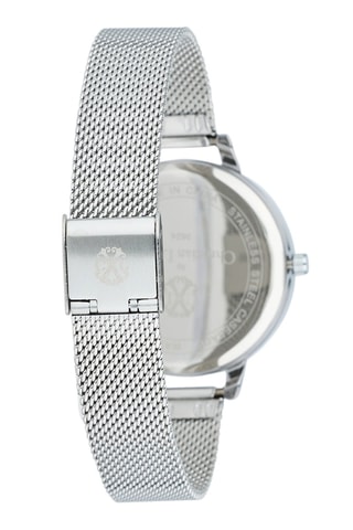 Reloj de cuarzo de metal aleado - Plateado