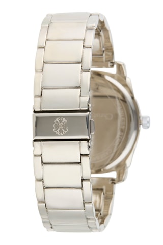Reloj de cuarzo de metal aleado - Plateado
