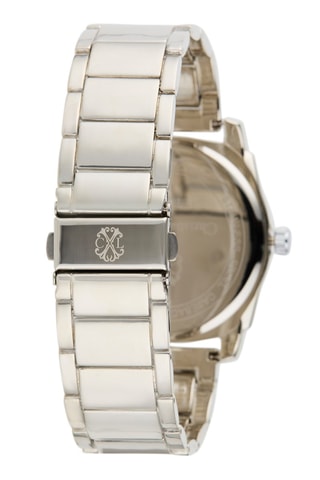 Reloj de cuarzo de metal aleado - Plateado