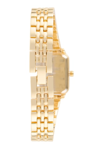 Reloj de cuarzo de metal aleado - Dorado y rosa