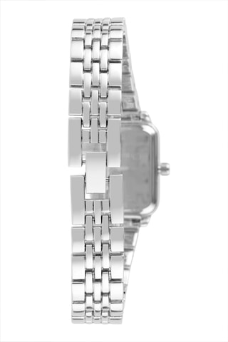 Reloj de cuarzo de metal aleado - Plateado