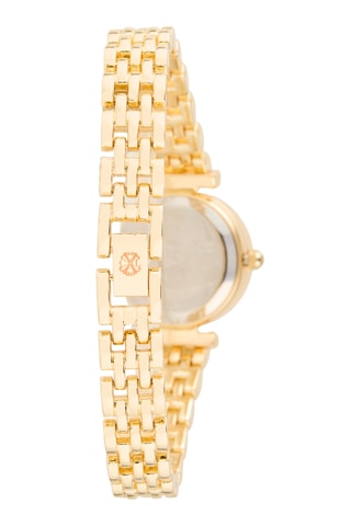 Reloj de cuarzo de metal aleado - Dorado y blanco