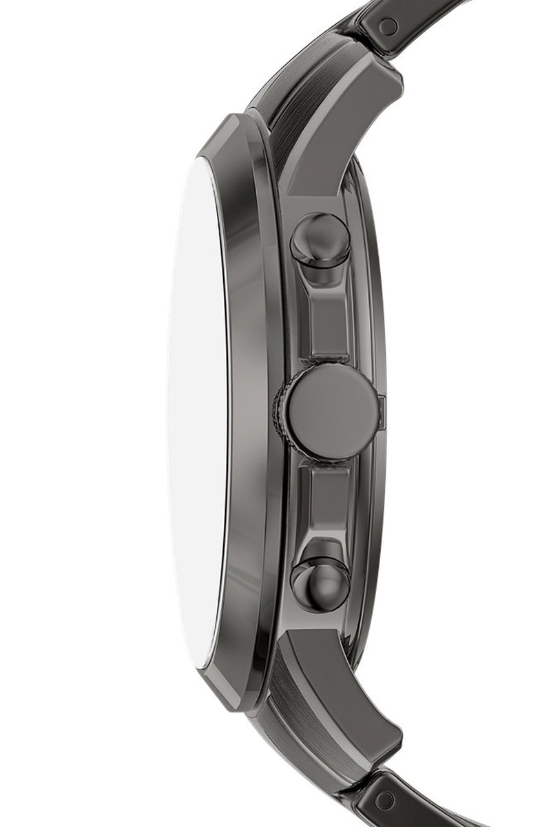 Reloj de cuarzo de acero - Cronógrafo - Gris