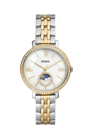 Reloj de cuarzo de acero Jacqueline - Plateado y dorado - Fossil
