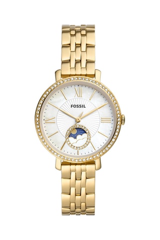 Reloj de cuarzo de acero Jacqueline - Dorado - Fossil