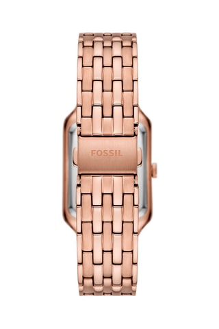 Reloj de cuarzo de acero Raquel - Rosa dorado - Fossil