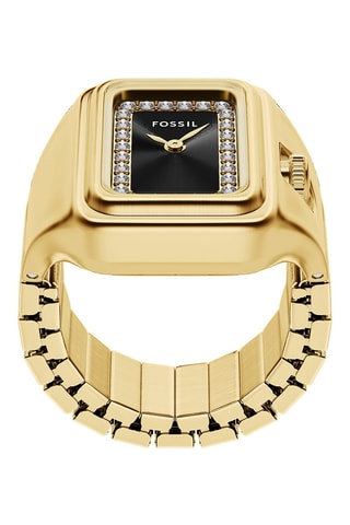 Anillo reloj de cuarzo de acero Raquel Watch Ring - Dorado - Fossil
