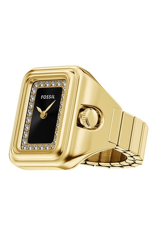 Anillo reloj de cuarzo de acero Raquel Watch Ring - Dorado - Fossil