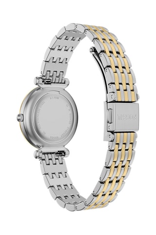 Estuche reloj de cuarzo de acero y correa Carlie - Dorado y plateado - Fossil
