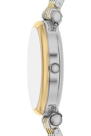 Estuche reloj de cuarzo de acero y correa Carlie - Dorado y plateado - Fossil