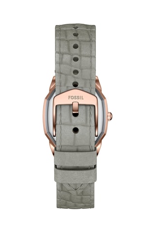 Reloj de cuarzo de piel Harlow - Gris - Fossil