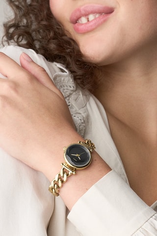 Reloj de cuarzo de acero Carlie - Dorado - Fossil