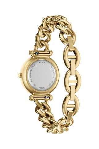 Reloj de cuarzo de acero Carlie - Dorado - Fossil