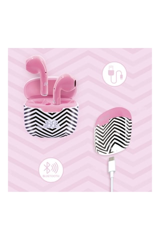 Ecouteurs sans fil Barbie - Rose et noir