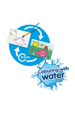 Kit colori ad acqua Dinosauri - Da 1 anno