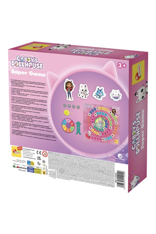 Jeu de l’oie Gabby’s Dollhouse - 12 pièces - Dès 3 ans