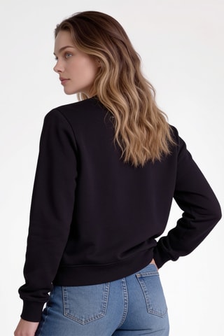 Sweat en coton biologique - Noir