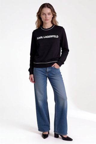 Sweat en coton biologique - Noir