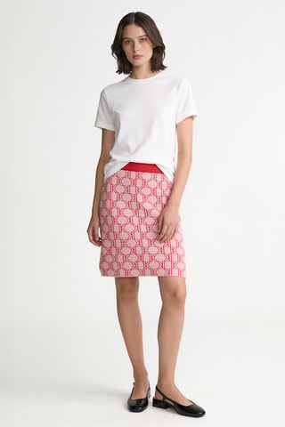 Jupe droite - Rose