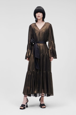 Robe longue - Doré