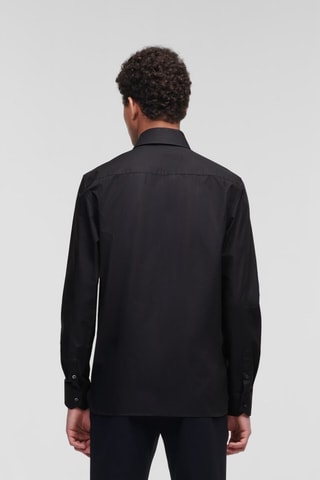 Chemise en coton biologique - Noir