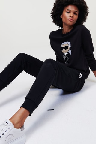 Sweat en coton biologique - Noir
