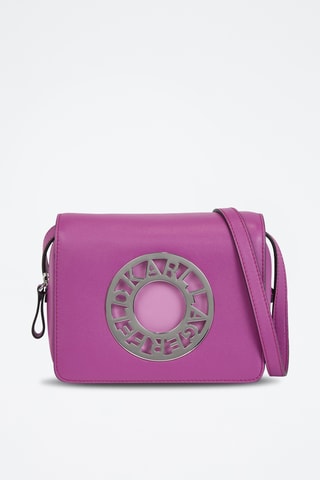 Sac bandoulière en cuir - Fuchsia