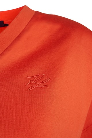 T-shirt en coton biologique - Rouge brique