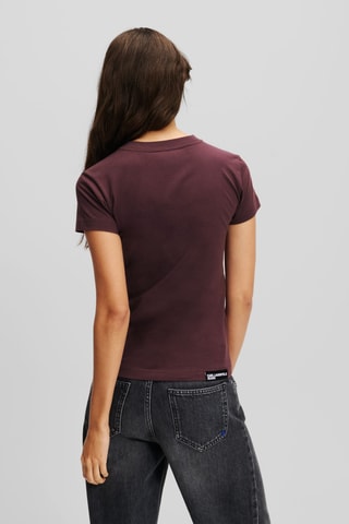 T-shirt en coton biologique - Bordeaux