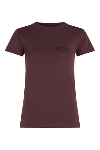 T-shirt en coton biologique - Bordeaux