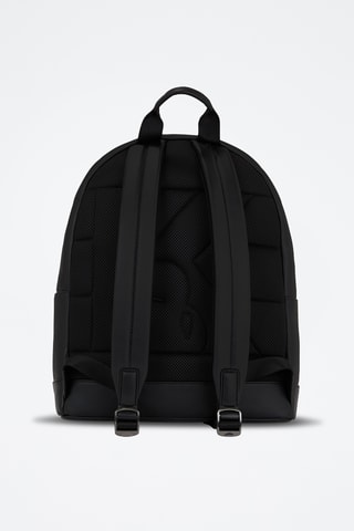 Sac à dos en cuir grainé - Noir