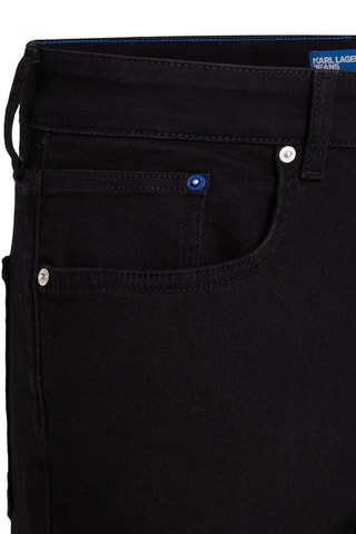 Jean slim en coton biologique - Noir
