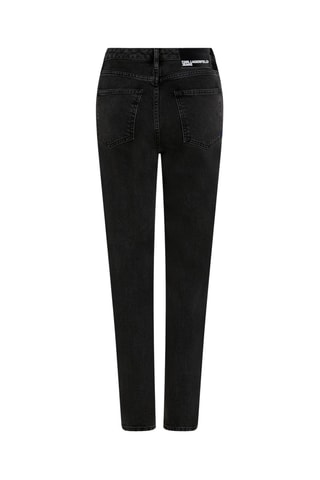 Jean tapered en coton biologique - Noir