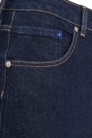 Jean tapered en coton biologique - Bleu marine
