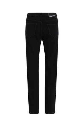 Jean straight en coton biologique - Noir