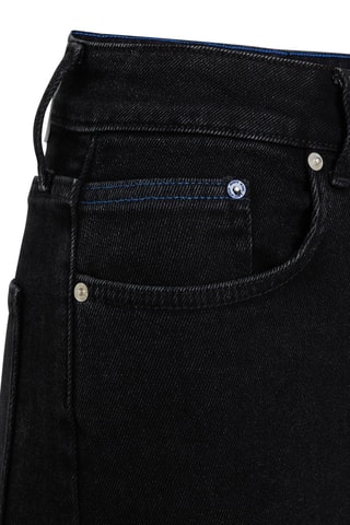 Jean straight en coton biologique - Noir