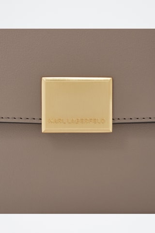 Sac bandoulière en cuir - Gris foncé