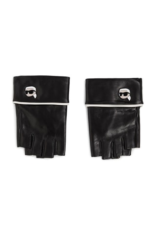 Mitaines en cuir de chèvre - Noir
